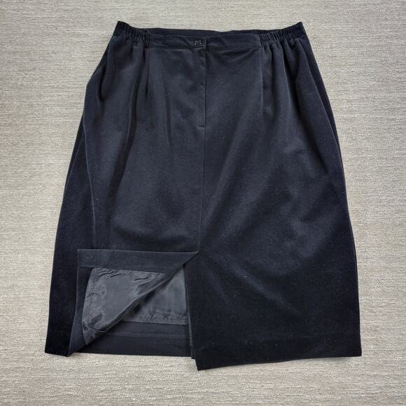 Chad Stevens Women’s 2-Piece Plaid Taffeta Velvet Suit Set Size 18 Made in USA - Picture 9 of 16